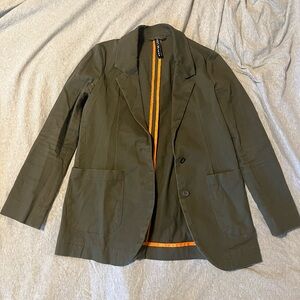 Peau de Loup blazer (olive green)